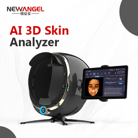 Portable aesthetic salon intelligent facial skin analysis