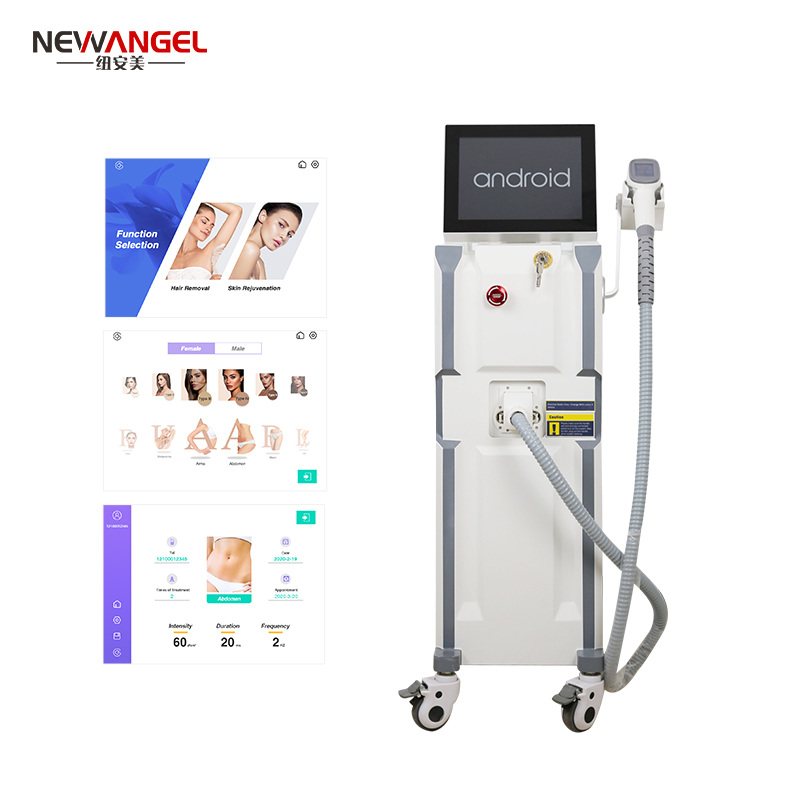 Diode Laser Hair Removal Machine 755 1064 808 Nm Beauty Salon Permanent Painless Whitening