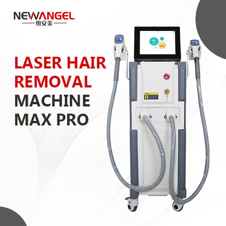 Permanent hair removal via laser 3 wavelengths all color use