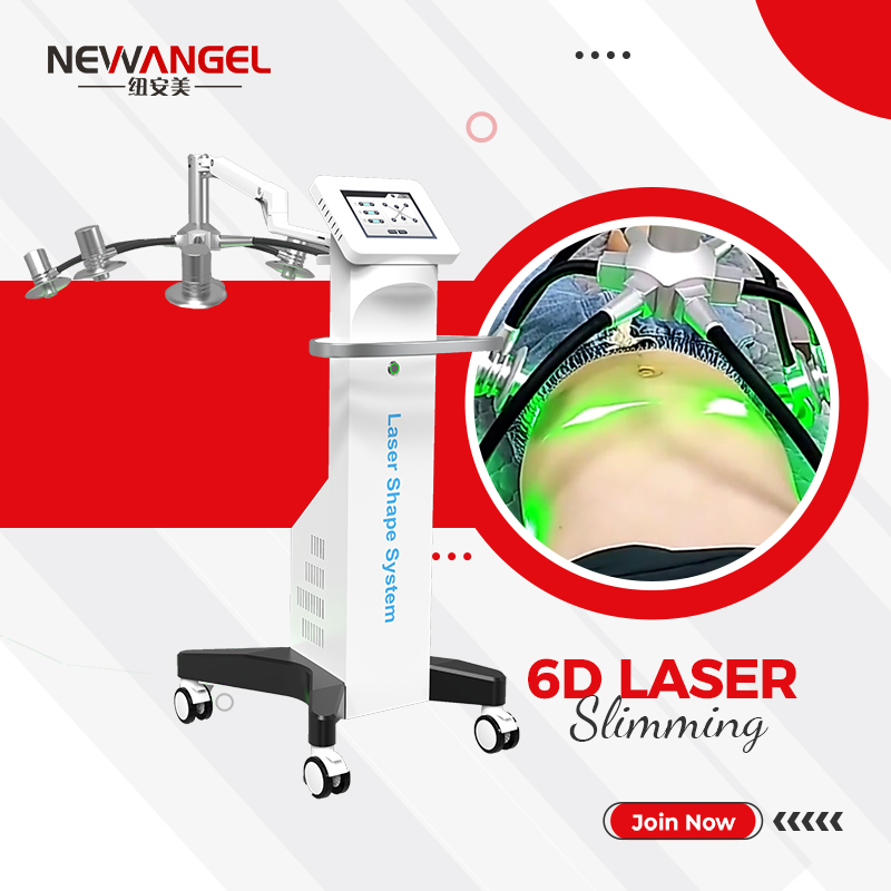 532nm Wavelength 6D Laser Machine Green Light Fat Loss Body Slimming