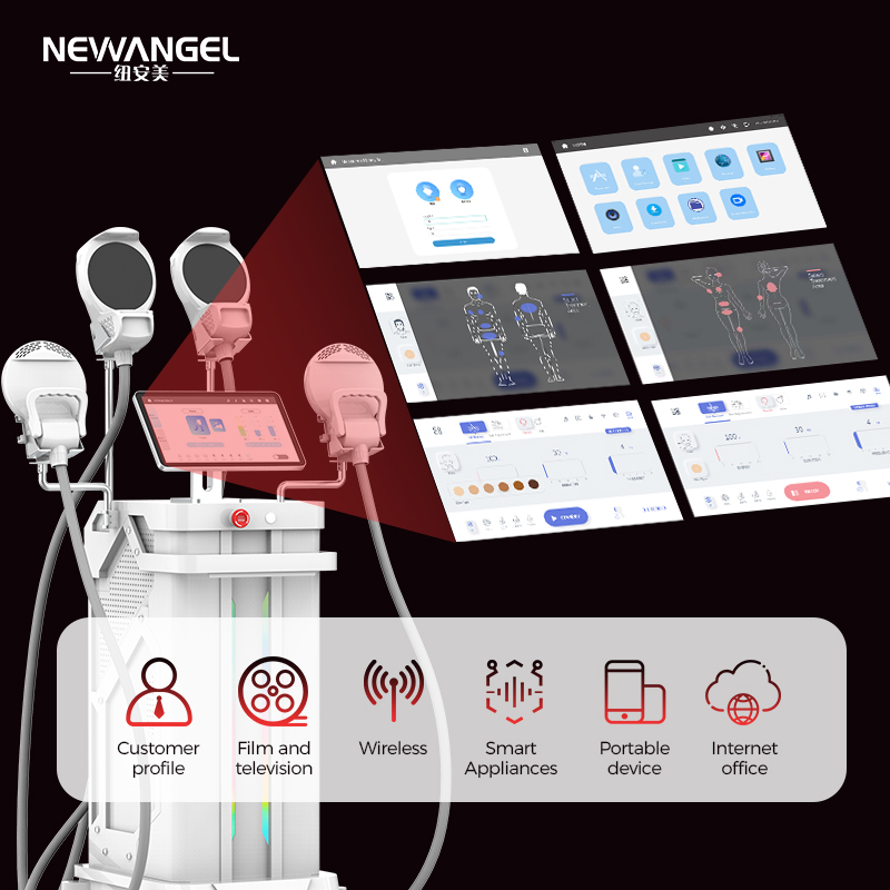 High intensity focused electromagnetic therapy machine muscle stimulator