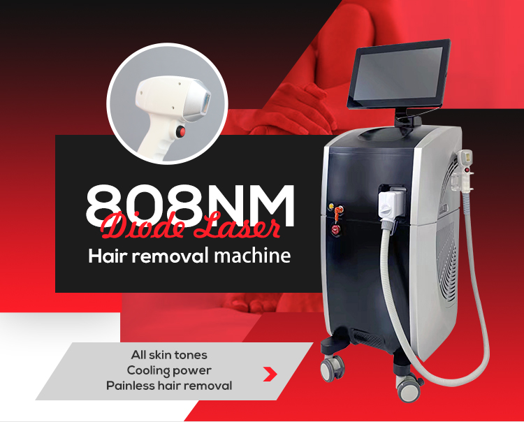 Diode 808 Laser Hair Removal Machine Cost Fast Hair Removal Skin Rejuvenation from China