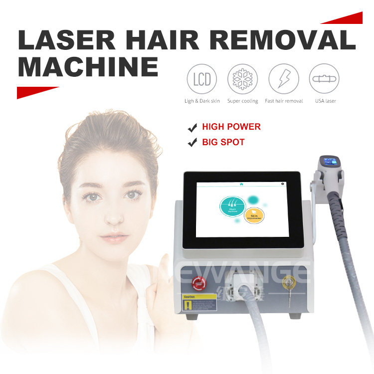 3 Wavelengths Diode Hair Removal Laser Machine Smooth Skin Whitening