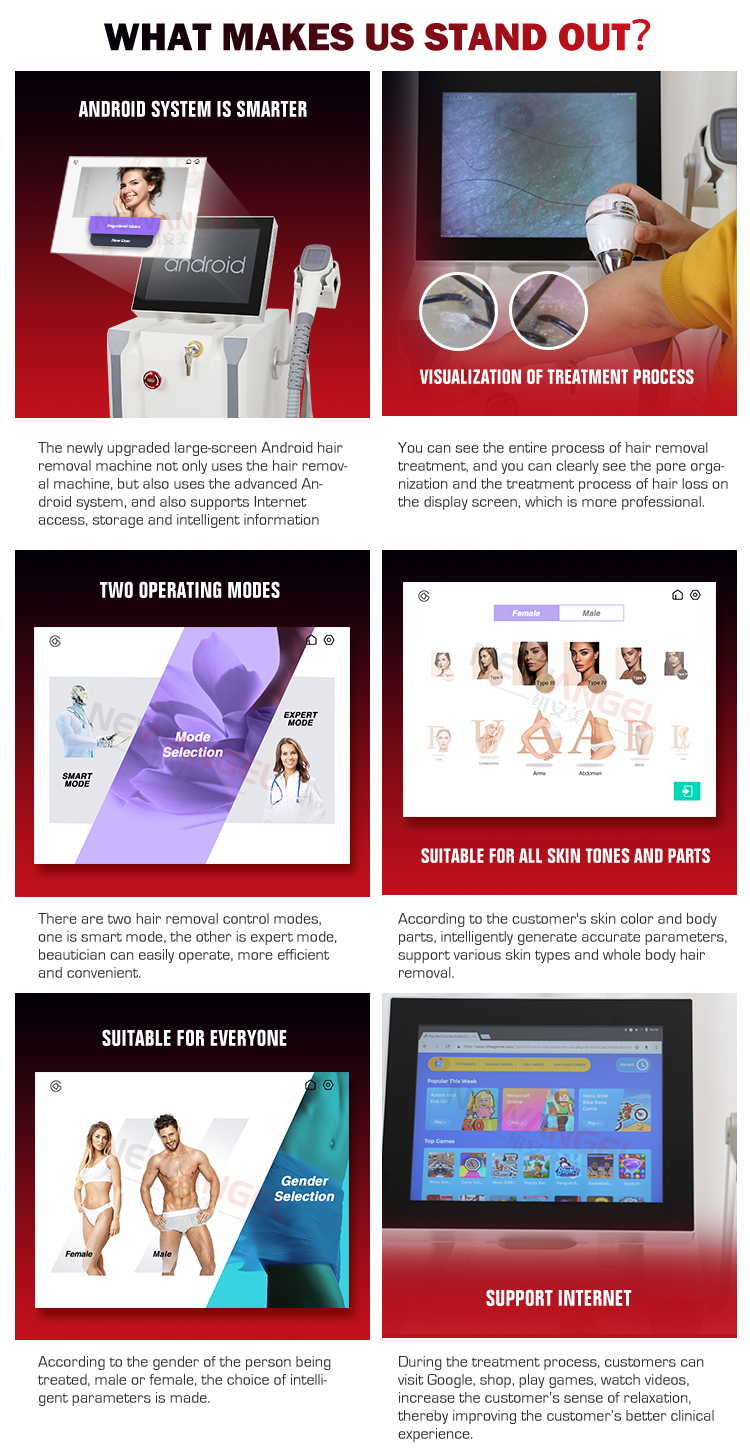 Laser Hair Removal Bikini Area 3 Wavelengths Diode Laser Hair Removal