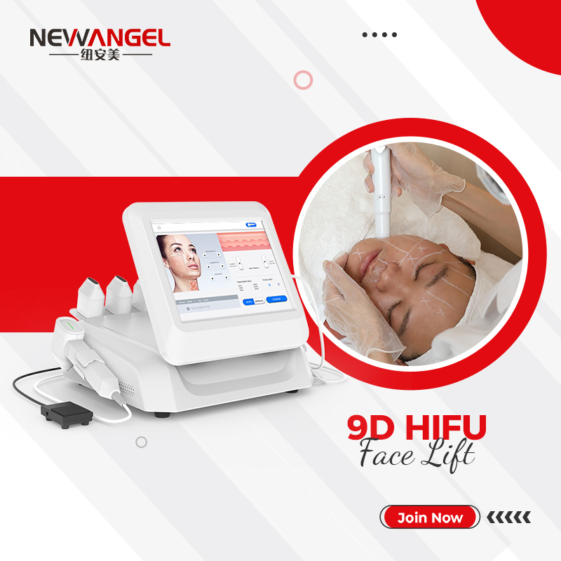 Newangel beauty center use hifu facelift machine