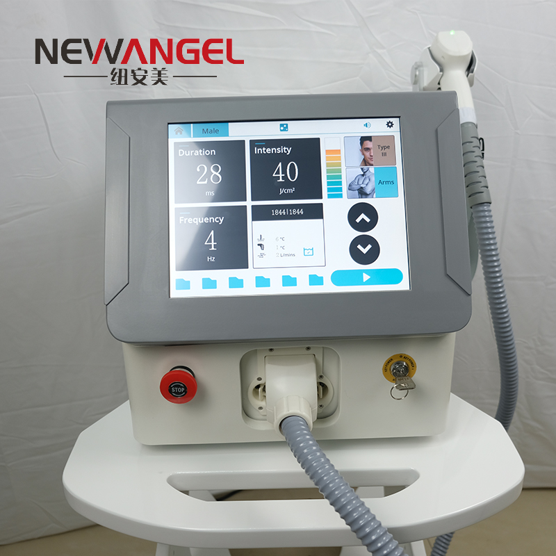 Laser hair removal big machine with smart screen on handle