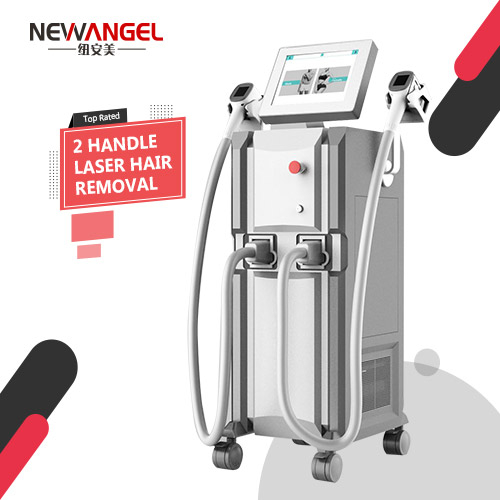Unique 2 handles laser hair removal device price