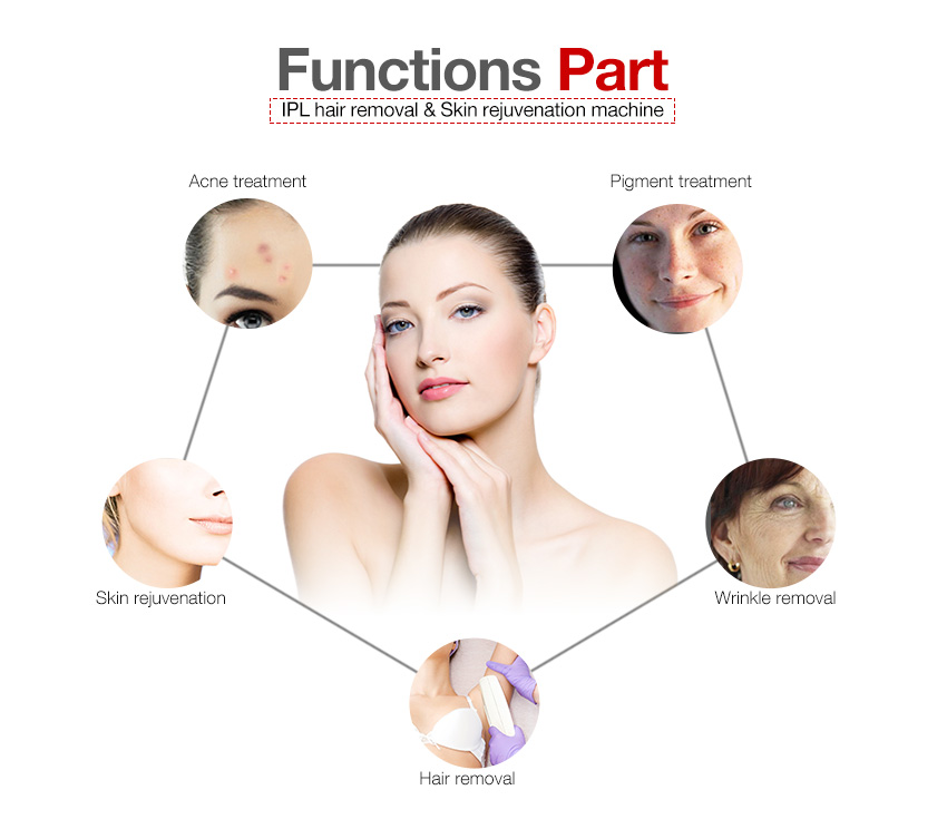 Ipl machine treatment hair removal skin rejuvenation BM14IPL